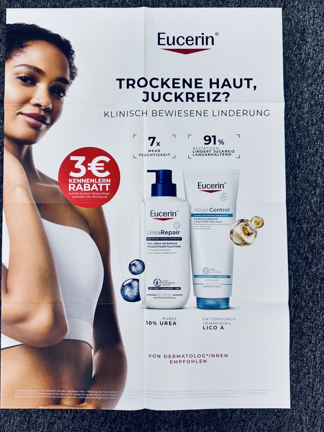 Eucerin Aktion: 3 Euro Kennenlern-Rabatt