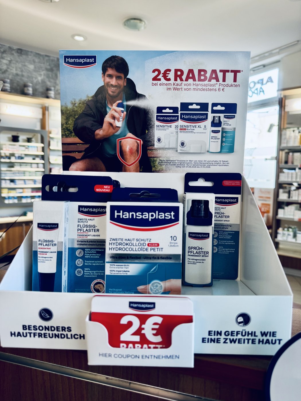 Hansaplast Aktion: 2 Euro Rabatt